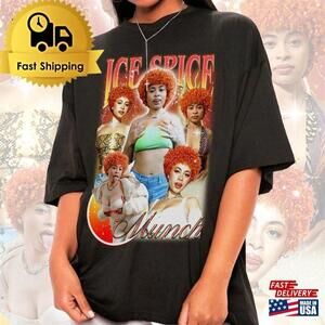 Ice Spice Music Shirt Y2K Album Munch Feelin U American Rapper Tee